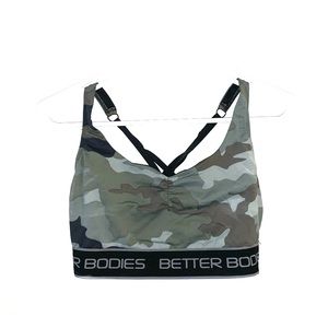 Better bodies Camo sports bra size large